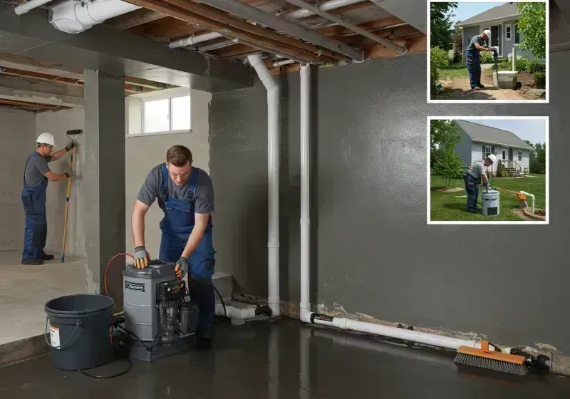 Basement Waterproofing and Flood Prevention process in South Milwaukee, WI